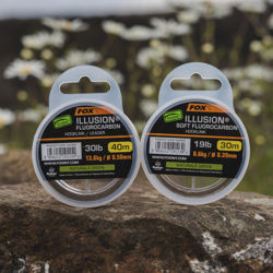 Fox Edges Illusion Fluorocarbon Hooklink/Leader Material 40m